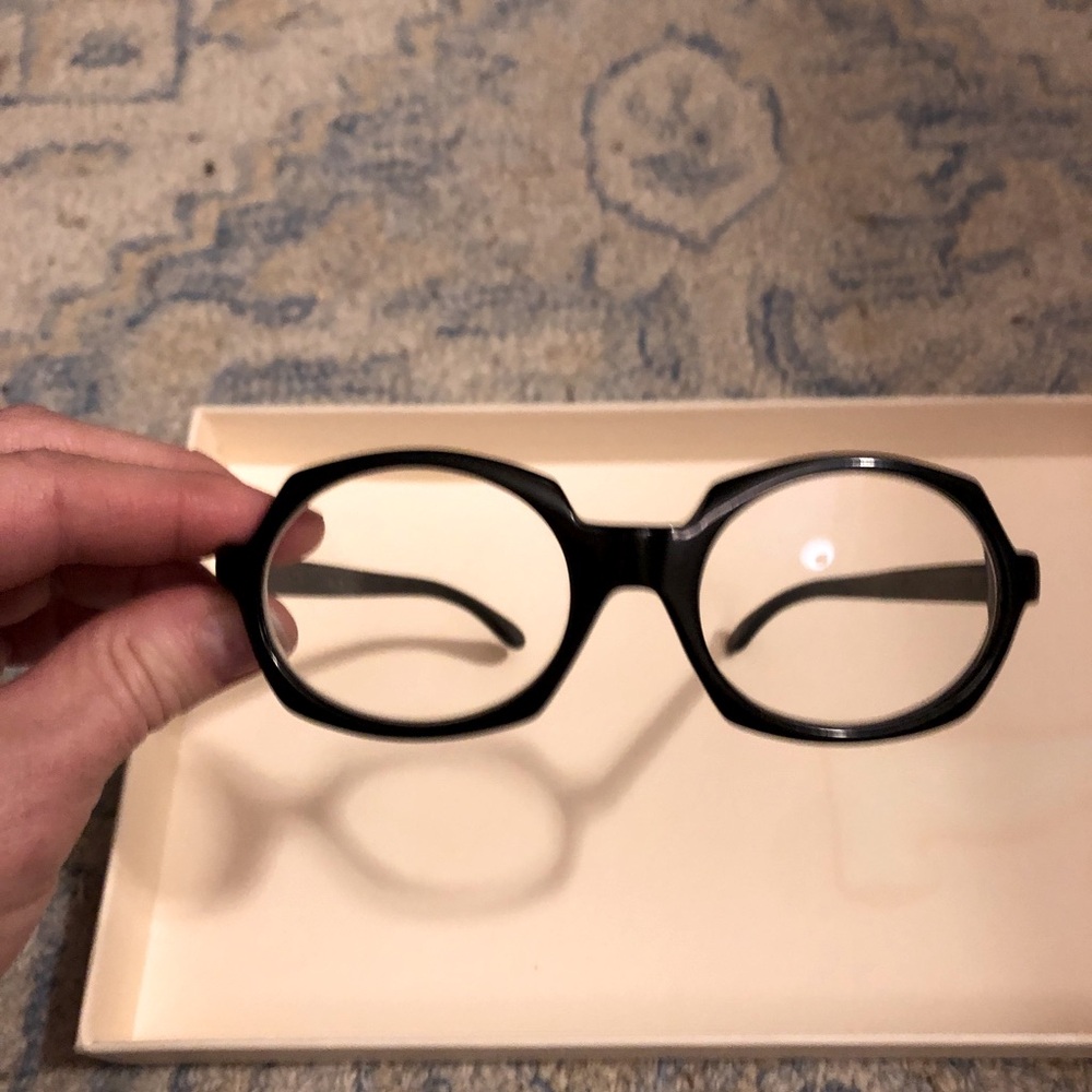 Peerage glasses Oval Octagon Shaped Peerage Eyeglass Frames Tina Black  Austria